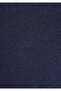 Navy Blue Linen Athlete T-Shirt Fitted / Body-Fitting Cut 1614308-91598 - 7