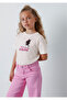 Kuromi Printed Ecru T-Shirt Loose Fit / Comfortable Loose Cut 7610456-70057 - 2