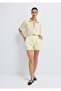 Yellow Shorts with Piping Detail 1410262-89145 - 2