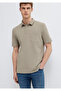 Beige Polo T-Shirt with Pockets Regular Fit / Normal Cut 0613465-70352 - 2