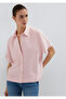Short Sleeve Pink Shirt Loose Fit / Relaxed Fit 1211613-87110