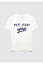 Printed Off-White Boy's T-Shirt M6610474-70057 - 2