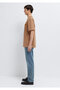 Printed Brown T-Shirt Loose Fit / Relaxed Comfortable Cut 0613623-87011 - 4