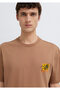 Printed Brown T-Shirt Loose Fit / Relaxed Comfortable Cut 0613623-87011 - 6