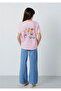 Lilo and Stitch Printed Pink T-Shirt Loose Fit / Relaxed Comfortable Cut 7610448-90773 - 3