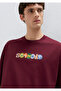 Sunmade Printed Claret Red T-Shirt Oversize / Wide Cut 0613620-70426 - 3