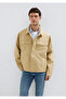 Pocket Detail Beige Thin Jacket Loose Fit / Relaxed Fit 0211872-70204 - 2