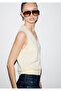 Buttoned Yellow Knitwear Vest Slim Fit / Slim Fit 1710867-70013 - 2