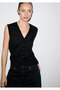 Buttoned Black Knitwear Vest Slim Fit / Slim Fit 1710867-900 - 3