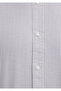 Gray Striped White Shirt Slim Fit / Slim Fit 0211916-91472 - 6