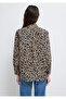 Leopard Print Shirt Loose Fit / Loose Comfortable Cut 1211512-91572 - 6
