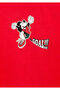 Mickey Mouse Printed Red T-Shirt Loose Fit / Relaxed Comfortable Cut 6610425-70478 - 5