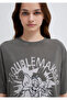 Tom and Jerry Printed Khaki T-Shirt Loose Fit / Comfortable Fit 1614043-71553 - 6