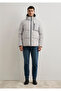 Water Repellent K Hooded Gray Inflatable Jacket 0110463-70075 - 4