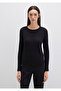 Black Long Sleeve T-Shirt Fitted / Slim Fit 1613625-900 - 4