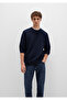 Black Navy Blue Sweatshirt 0S10480-80872 - 3