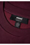 Crew Neck Claret Red Basic Sweatshirt 0S10276-70434 - 7
