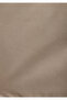 Hooded Beige Coat with Pocket Detail 0110657-70355 - 8