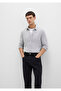Gray Knitted Shirt Slim Fit / Slim Fit 0211513-80018