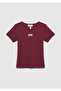 Printed Burgundy Girl's T-Shirt M7610350-70393 - 2