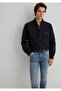 Jayden Black Dark Gray Jean Shirt Regular Fit / Normal Cut 0211065-89297 - 3
