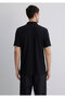 Stripe Detailed Black Polo T-Shirt Regular Fit / Normal Cut 0612654-900 - 5