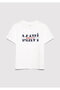Logo Printed Ecru T-Shirt Loose Fit / Relaxed Fit 6610397-70057 - 3
