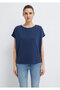 Lux Touch Navy Blue Modal T-Shirt Loose Fit / Loose Comfortable Fit167245-70487 - 3