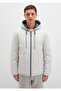 Light Gray Puffer Jacket with Hood 0110352 -70080 - 4