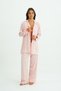 Blush Dream 4 Piece Satin Pajama Set - 2