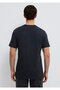Logo Printed Black T-Shirt Slim Fit / Slim Fit 0610360-900 - 4