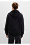 Logo Hooded Zippered Black Sweatshirt 066979-900 - 5