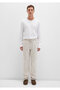 Ecru (TENCEL™ ™ ) Liyosel Blended Jogger Pants Pants 0010168-70144 - 3
