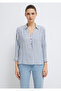 Striped White Blouse 122400-83979 - 4
