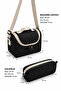First School Bag Set of 3 Unisex Children's Primary School Bag Bvt-8010 Beige-Black - 7