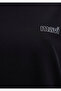 Logo Printed Black T-Shirt Loose Fit 1611309-900 - 7