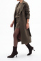 Women's Heeled Boots Pointed Toe Goblet Heel Daily Classic Boots Tepon Brown Suede - 4