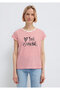 Love You Printed Striped Istanbul T-Shirt Regular Fit 167986 -26829 - 4