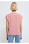 Love You Printed Striped Istanbul T-Shirt Regular Fit 167986 -26829 - 6