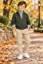 Boy's Knitted Lord 3-Piece Set Shirt Sweater Pants Holiday Outfit - 3