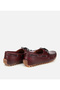 Men's Leather Burgundy Flexible Sole Casual Loafer - 4