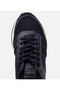 Men's Suede Leather Navy Blue Ultra Light Sole Sports Shoes - 4