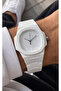 Men's Wristwatch White Color Silicone Band Sport Design Gift Boxed - 3