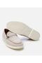 Men's Suede Leather Beige Buckle Detailed Casual Loafer - 6