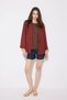 Relaxed Fit Tencel Jacket - Kiremit - 4