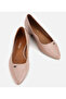 Genuine Leather Natural Women's Ballerinas - 6