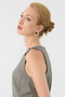 Stone Detailed Earrings - Gold