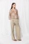 Trace Collection V-Neck Tencel Shirt - Mink - 4