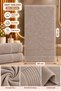 2 Pack 100% Cotton Border Face Towels 50X90 cm High Water Absorbent Bathroom Hand Face Towels