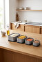 8-Piece Rectangular Storage Container Set (0.43Ml-0.83Ml-1.6L-2.6L) Microwave and Freezer Compatible - 2